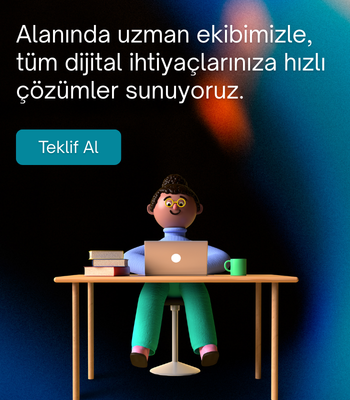 Alanında uzman ekibimizle, tüm dijital ihtiyaçlarınıza hızlı çözümler sunuyoruz - Teklif Al